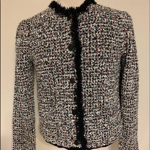 Ann Taylor, Large multi color fleck blazer.